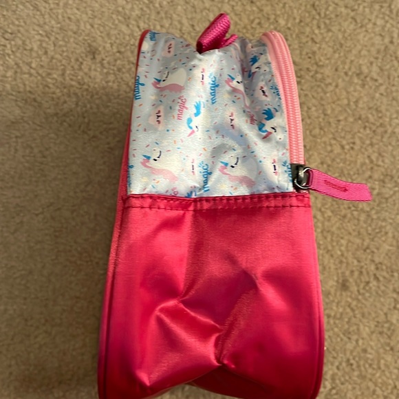 NWOT Quest Satin UNICORN Lunch Cooler, zippered - Picture 5 of 12